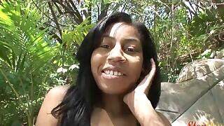 Is there anything hotter than seeing this lovely black teen strip down and show off her gorgeous body? Dolce Damone wanted to surprise her stepdad with this video of her acting sweet and sexy and